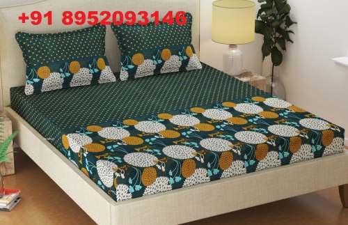Double Bed King Bedsheet 90X100 Printed