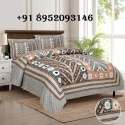 Double BED King Size Cotton Bedsheet Printed 