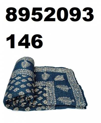 Double Bed Printed Rajai Jaipur 90x100