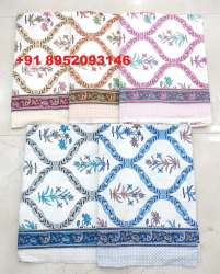 Jaipuri Bedsheet 90x108 Double Bedsheet