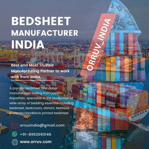 Top Bedsheet Exporter in Jaipur – Quality You Can Trust