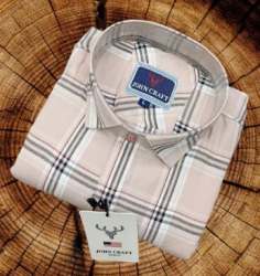 Ganpati Garments Present Checks Twill Shirt 