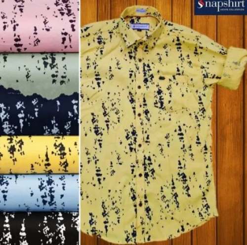 Multi Color Printed Mens Shirt by Snapshirt