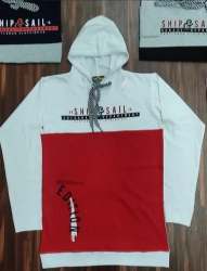 200 GSM White Color Mens Hoodies