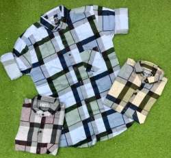 Classic Checks Design Front Pocket Shirt