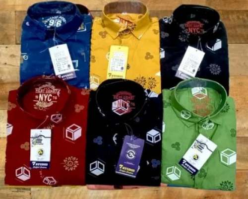 Stylish Twill Cotton Mens Shirt 