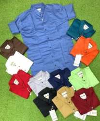 Unique Twill Cotton Mens Plain Shirt 