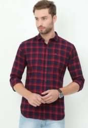 Arihant Enterprise Presents Mens Red Checks Shirt 