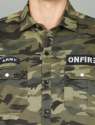 Army Print Mens Cargo Shirt thumb 1
