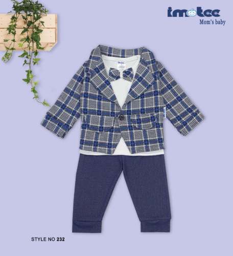 Boys Kids Blazer Pant 4 Pcs Set 