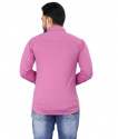 Mens Pink Lycra Full Sleeve Shirt thumb 1