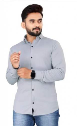 Plain Men imported Lycra Shirts  by Nilesh Tailor and Fashion