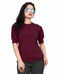 Plain Short Crop Top For Women