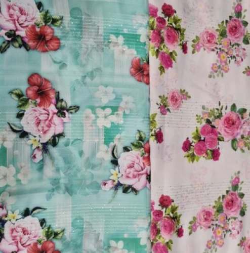 Muslin Digital Printed Fabric  by Bliss Pocket