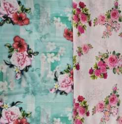 Muslin Digital Printed Fabric 