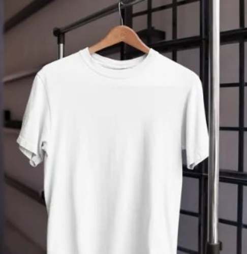 Round Neck Plain Men T shirt by Bliss Pocket