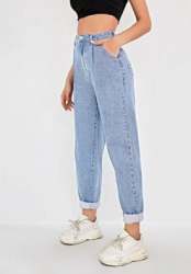 High Rise Denim Jeans for Women
