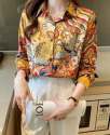 Party Wear Stylish Printed Ladies Shirt  thumb 1