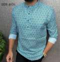 sky-blue-printed-kurta-style-mens-shirt