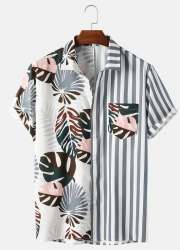 Stylish Printed Beach Wear Shirt by La Fabrila