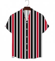 Fancy 2 Way Lycra Digital Printed Shirt