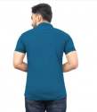 Light Blue Lycra Casual Mens Shirt thumb 1