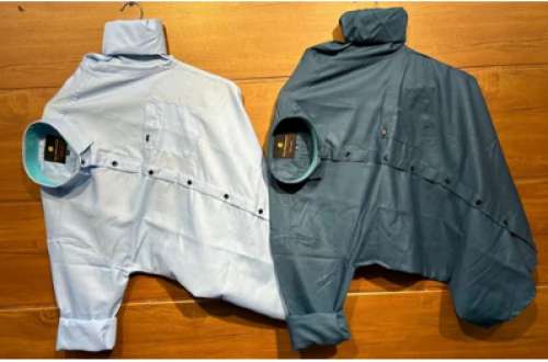Men Cotton Full Sleeves Plain Shirt