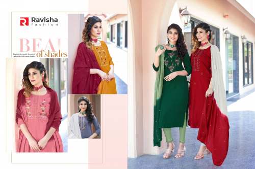 RAVISHA Present Embroidered Readymade Suit AASTHA