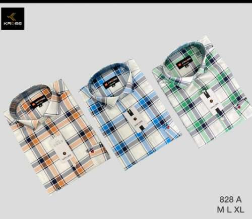 One Pocket Checks Shirt for Mens