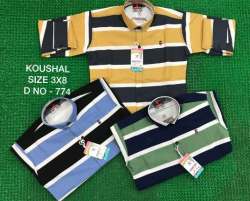Party Wear Brode Stripe Shirt by Koushal Shirt 