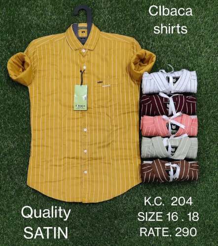 Satin Stripes Design Cibaca Shirt