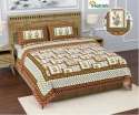 Multi colorJaipuri Pure Cotton  Double Bedsheets thumb 1