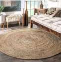 Saptrishi Braided Handmade Jute Carpet thumb 1