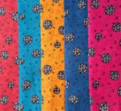 86Cm Printed Cotton Nighty Fabric 