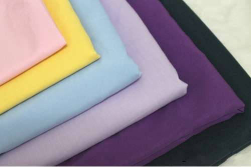 Plain Multi Color Micro Polyester Fabric by Raj Laxmi Textile