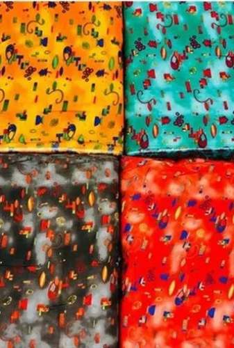Fancy Digital Printed Rayon Fabric  by Shree Vandana Textiles