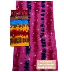 New Arrival Bandhej Nighty Fabric