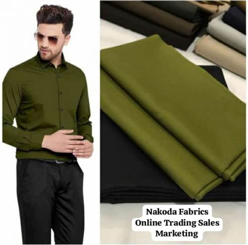 Trouser formal exclusive Lycra Satine Suiting fabrics 