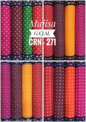 maulati color Plain digital printed fabric 