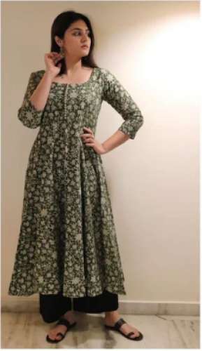 Premium Anarkali Gown with Pant by Shree Dayal And Company