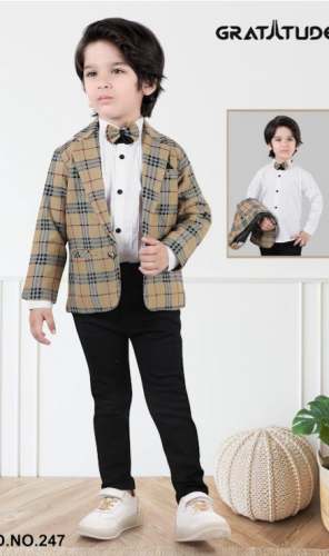 Boys Kids Blazer Pant Set At Wholesale by Gratitude