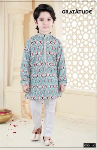 Kids Boys Kurta Pajama Set by Gratitude