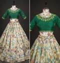 Elegant Printed Zarna Silk Lehenga Choli