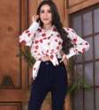 Heart Printed ladies Shirt  thumb 1