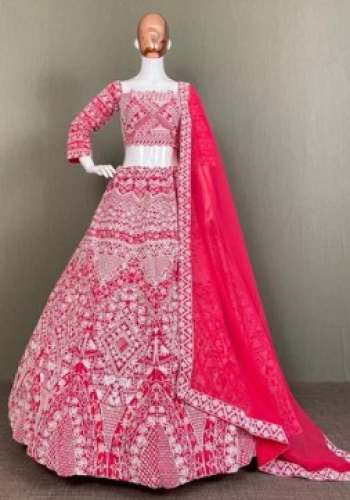 Heavy Work Taffeta Silk Bridal Lehenga Choli by Ahesas Fashion