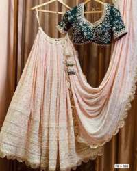 Trendy Sequence Georgette Embroidere Lehenga 