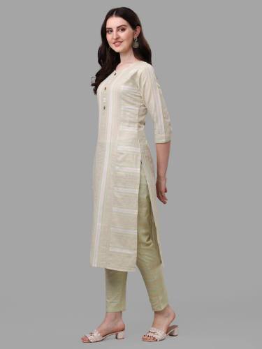 Cotton Lining Kurti Pant Set At Wholesale Rate by Bhakti Enterprise