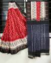 red-and-black-linen-print-saree