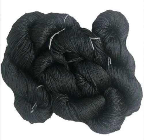 Black Silk Mulberry Yarn by M jiju silk mills