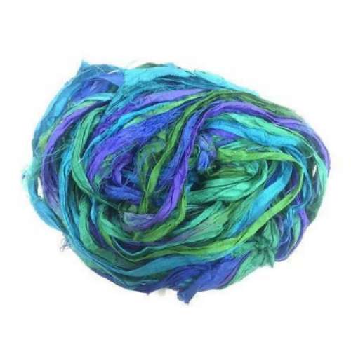Multi Color Silk Ribbon Yarn by M jiju silk mills